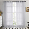 Sheer Chiffon Curtains with Light Filtering | Elegant Tulle Drapes