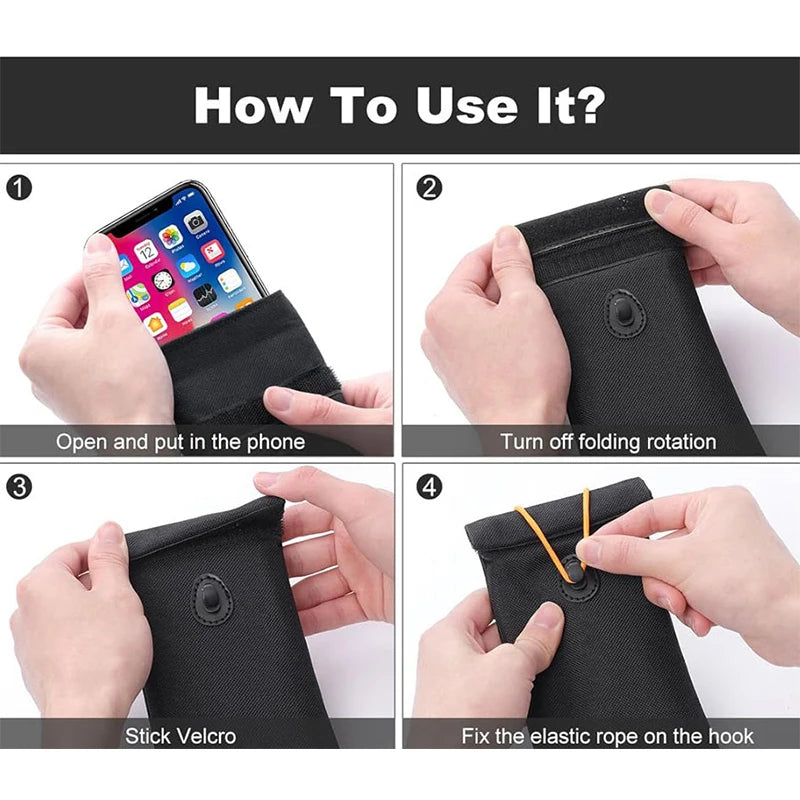 Faraday Signal Blocking Pouch for Car Keys & Smartphones