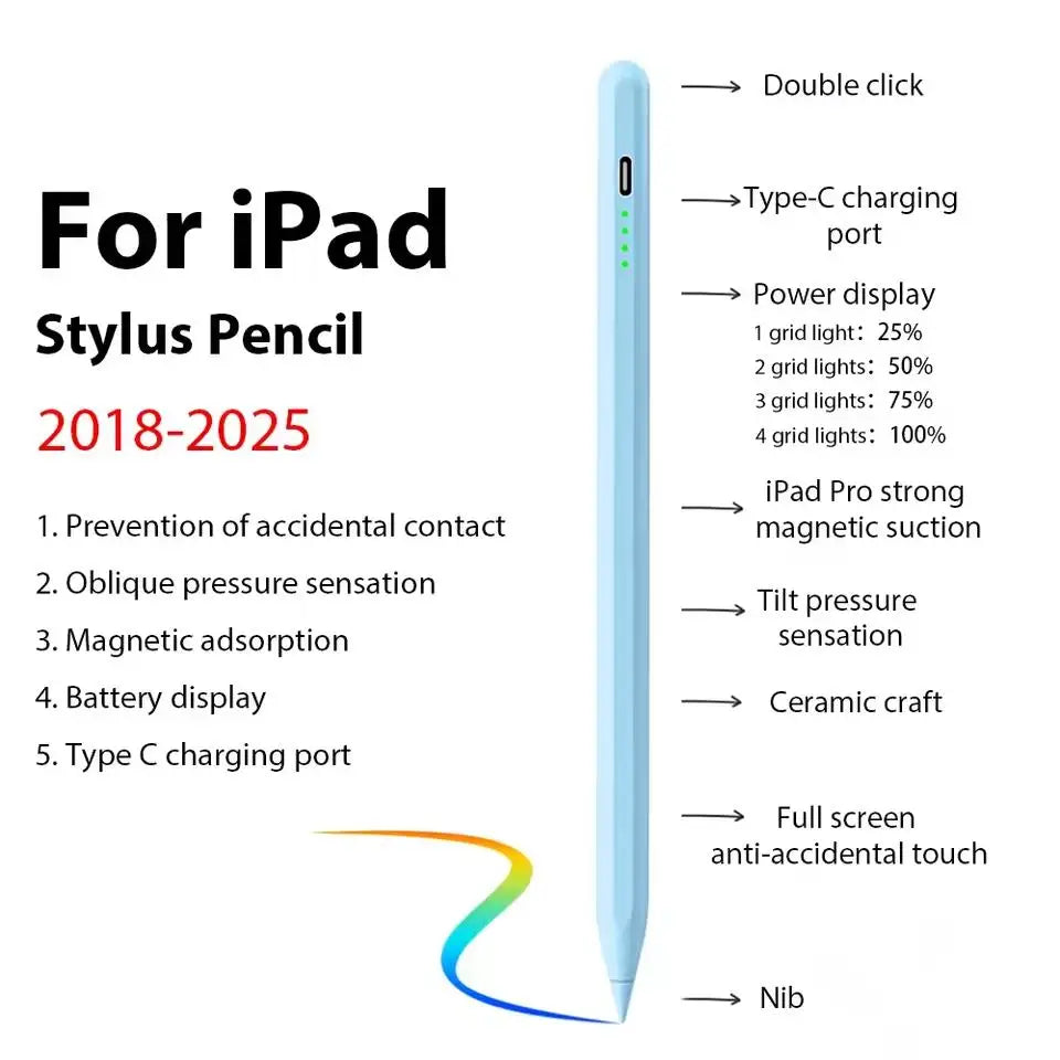 Universal Touch Screen Stylus Pen with Magnetic Attachment