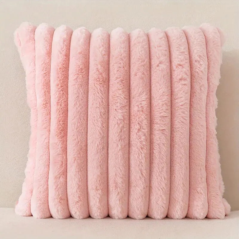 Striped Corduroy Throw Pillow Cover
