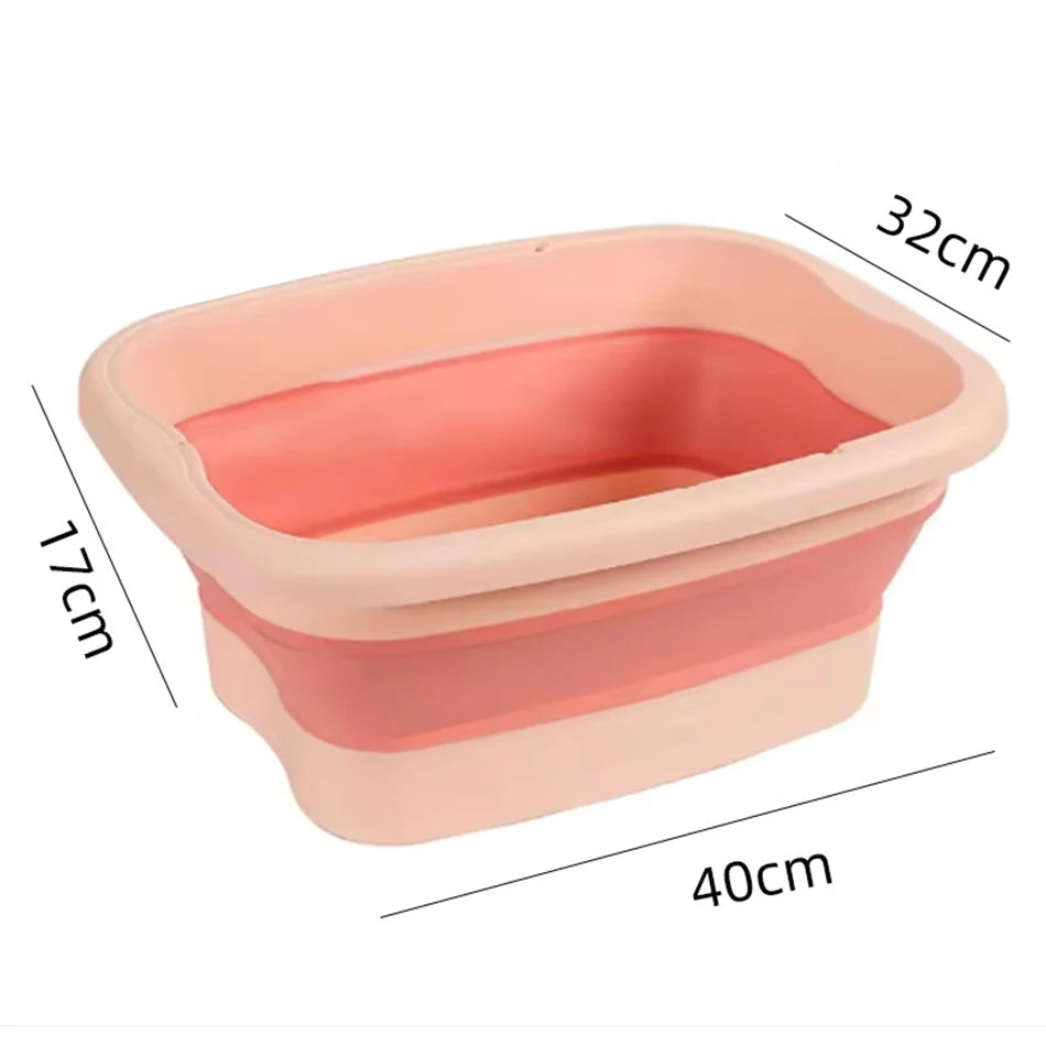 Foldable Foot Bath Tub – Portable Ergonomic Basin for Home & Travel