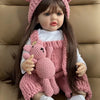 Lifelike Reborn Baby Girl Doll with Soft Silicone Body