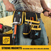 Heavy-Duty Tool Belt with Detachable Pouches & Adjustable Waist Strap