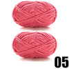 Thick Velvet Yarn for Knitting and Crochet