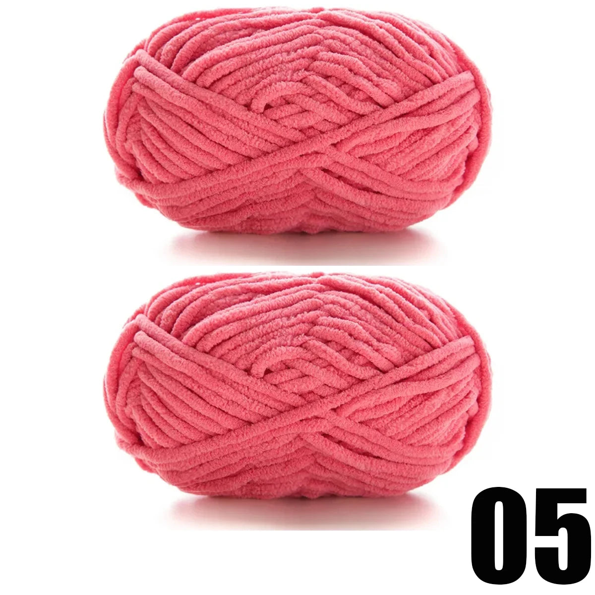 Thick Velvet Yarn for Knitting and Crochet