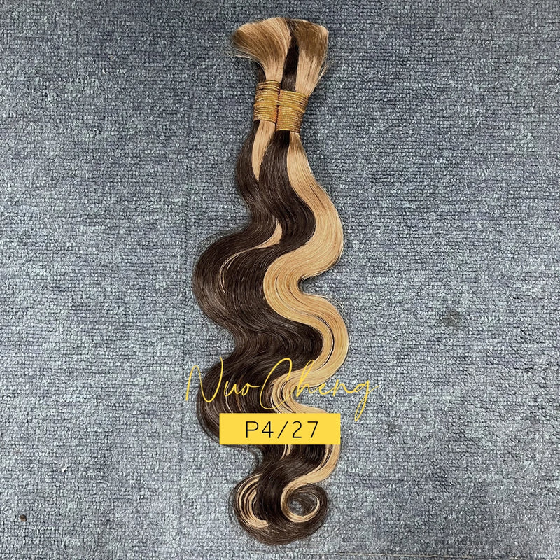 Blonde Body Wave Human Braiding Hair