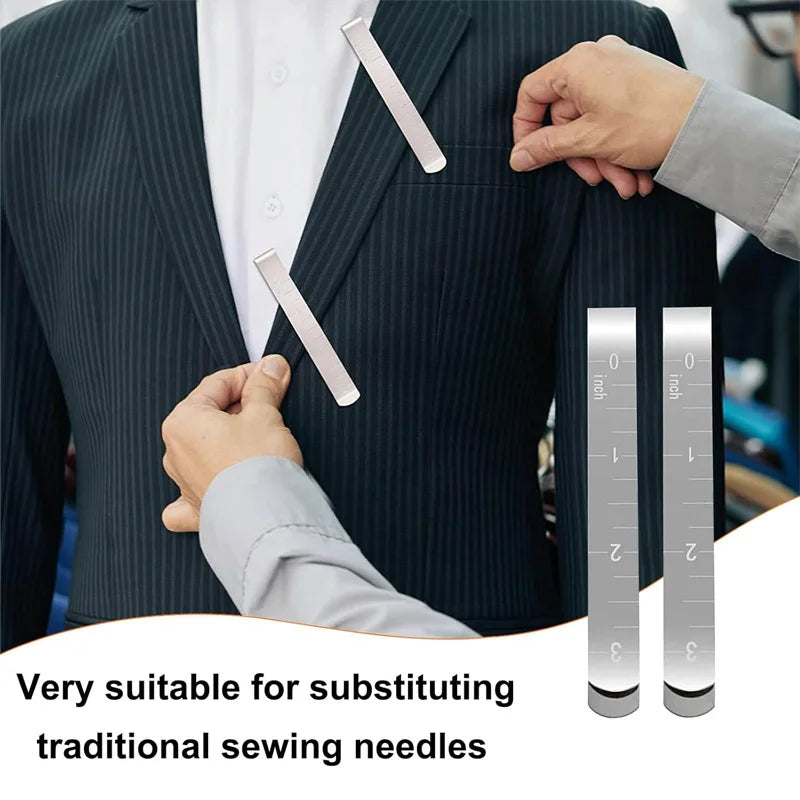 Stainless Steel Hemming Clips with Measuring Marks