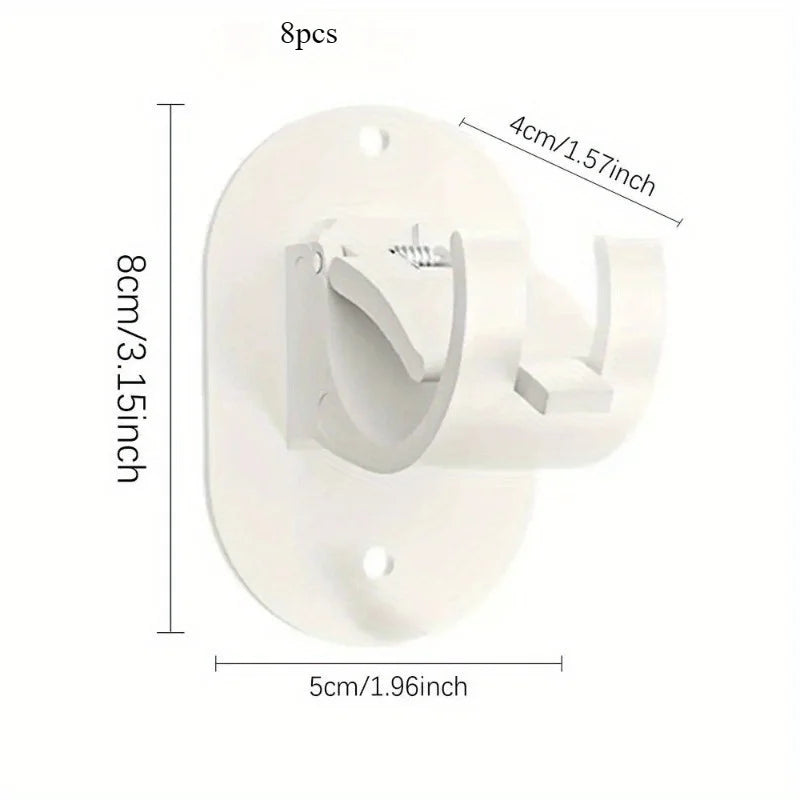 Self-Adhesive Curtain Rod Holders (Set of 2)