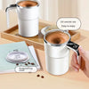Self-Stirring Travel Mug with Temperature Display