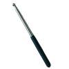 A stainless steel telescopic teacher pointer with a dark grip.