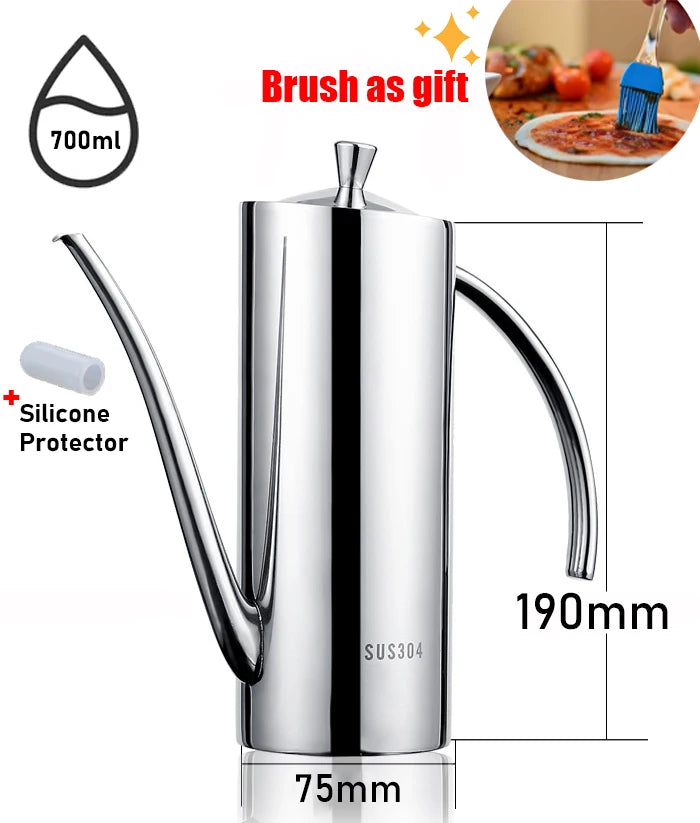 Stainless Steel Oil & Vinegar Dispenser Bottle
