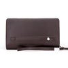Men's Leather Clutch Wallet with Phone Pocket