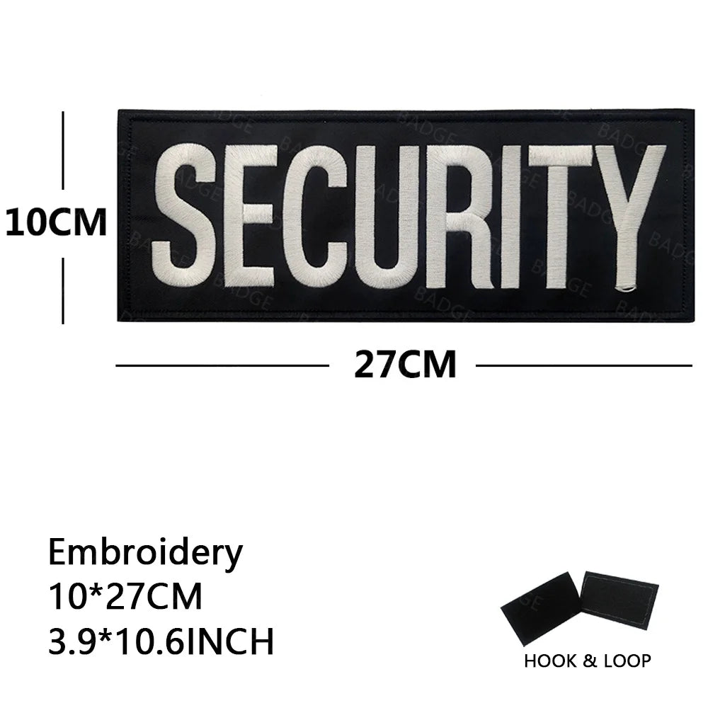 Reflective IR Security Patch with Hook & Loop Backing