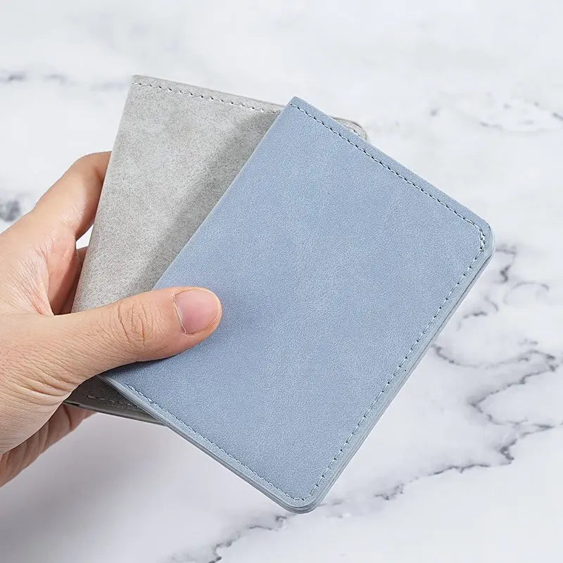 Slim Leather Card Holder Wallet