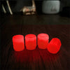 Glow-in-the-Dark Valve Caps for Car, Motorcycle & Bicycle Wheels (Set of 20)