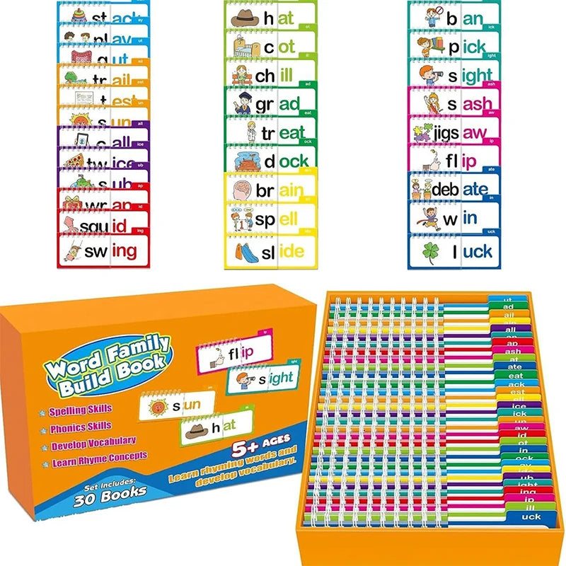 Interactive Reading Flip Book for Vocabulary and Phonics