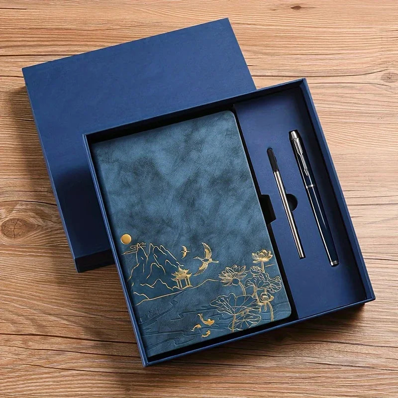 Premium A5 Notebook with Color-Changing PU Leather Cover