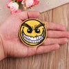 Funny Yellow Expression Embroidered Iron-On Patch