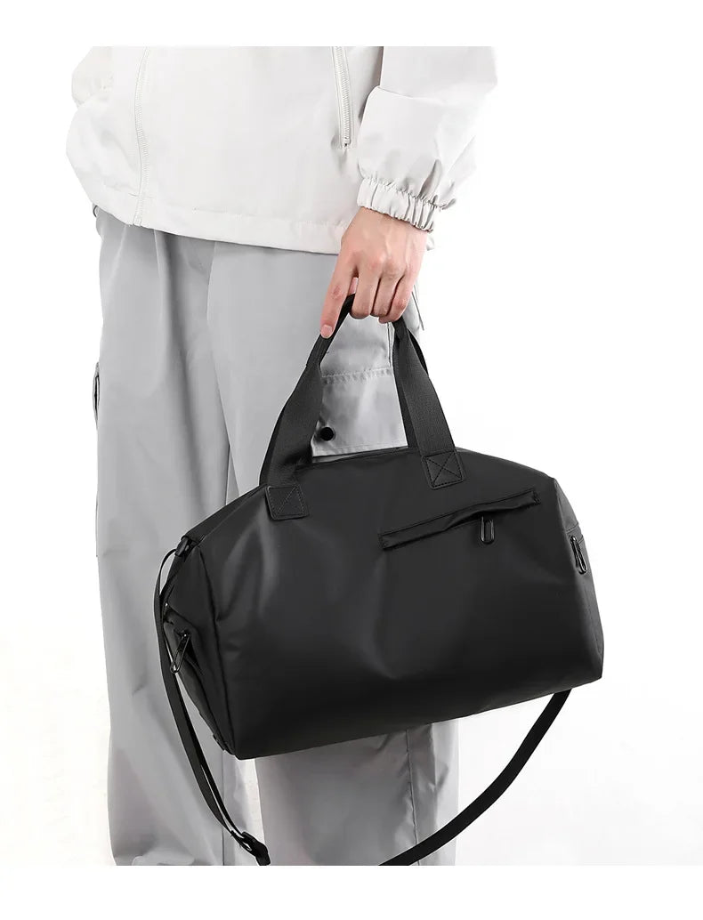 Versatile Travel Gym Bag with Wet/Dry Separation
