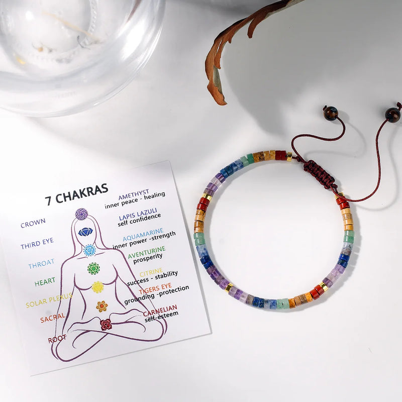 Natural Stone Chakra Bracelet