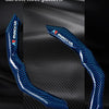 Carbon Fiber Texture Steering Wheel Cover - Anti-Slip & Comfortable Grip