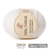 Combed Alpaca Blend Yarn for Hand Knitting – 10-Pack Wool Balls