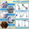 A collection of water pressure test gauges and fittings used across various industries like oil, chemical, power, and metallu
