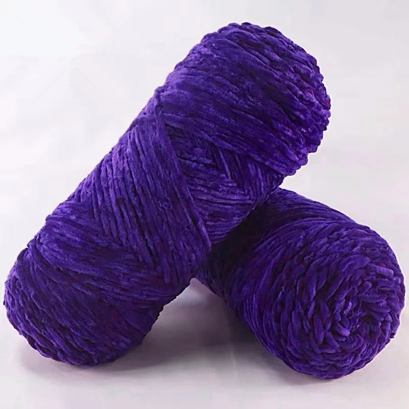 Soft Chenille Yarn for Knitting and Crochet