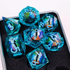 Beholder's Eye Sharp Edge Resin Dice Set for D&D