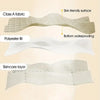 Querschnittdiagramm der Schichten eines wasserdichten Matratzen-Schutzgewebes, einschließlich Klasse-A-Stoff und Polyester
