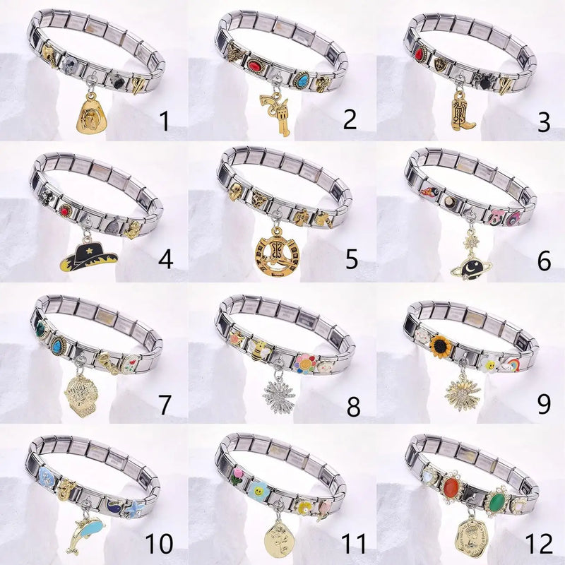 Pulsera de Charm Estilo Vaquero del Oeste
