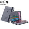 RFID-Blocking Passport Holder in Premium PU Leather