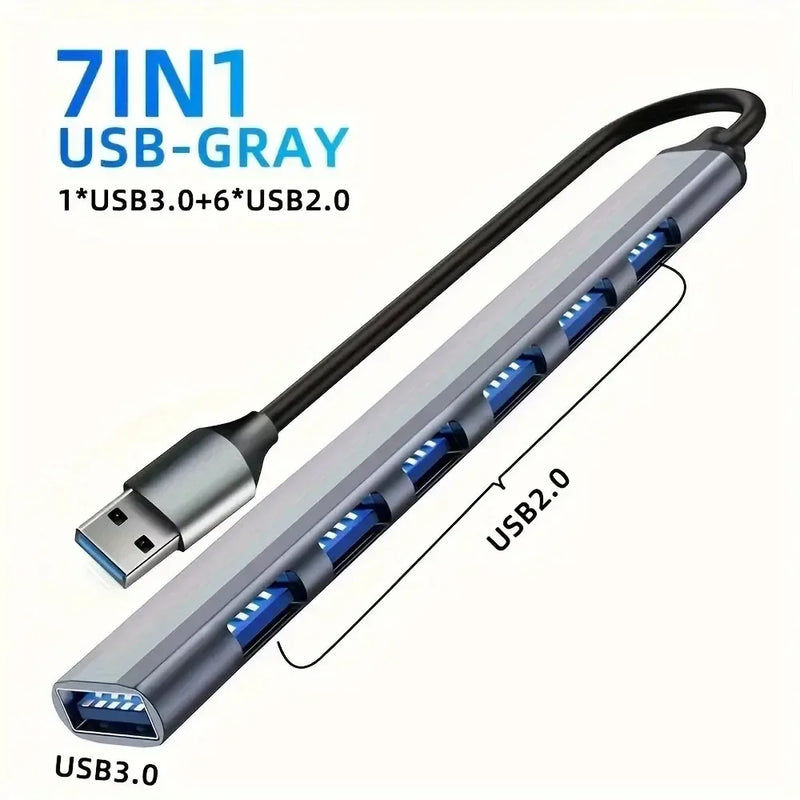 8-in-1 USB-C Hub with 4K HDMI, Ethernet & Card Reader
