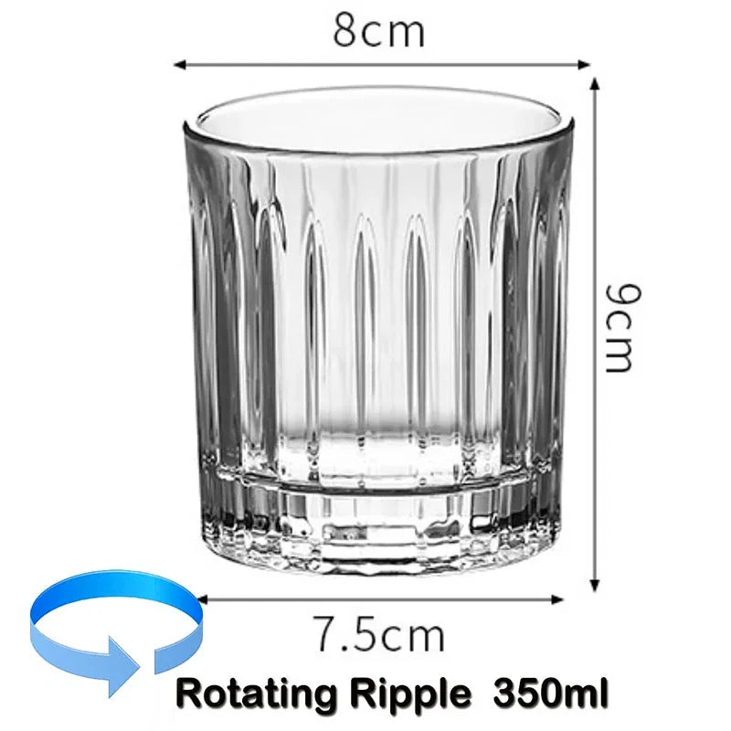 Rotating Whiskey Glass