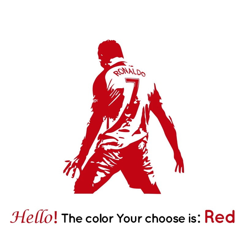 Football Player Wall Decal