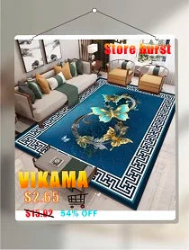 Gothic Skull Print Non-Slip Floor Mat