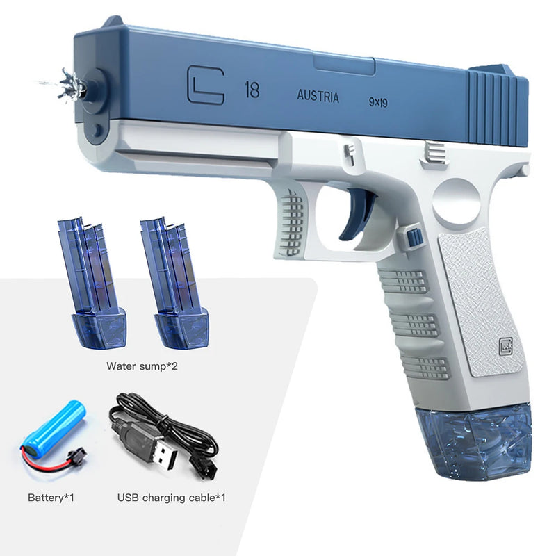Pistola de Agua Eléctrica con Disparo Automático