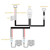 Heavy Duty 12V LED Light Bar Wiring Harness Kit with Rocker Switch and Relay
