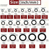 225-Piece O-Ring Assortment Kit for Automotive and Mechanical Repairs