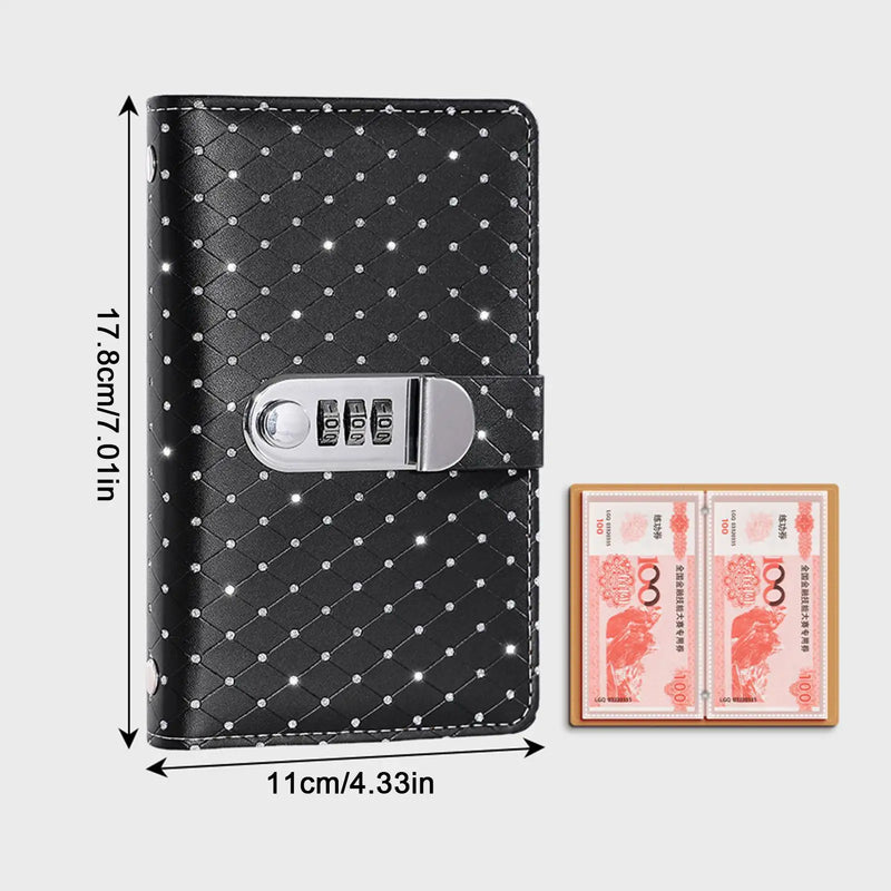 Secure Savings Challenge Book with 100 Envelopes