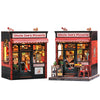 Book Nook DIY Wooden Miniature Kit with LED Lighting