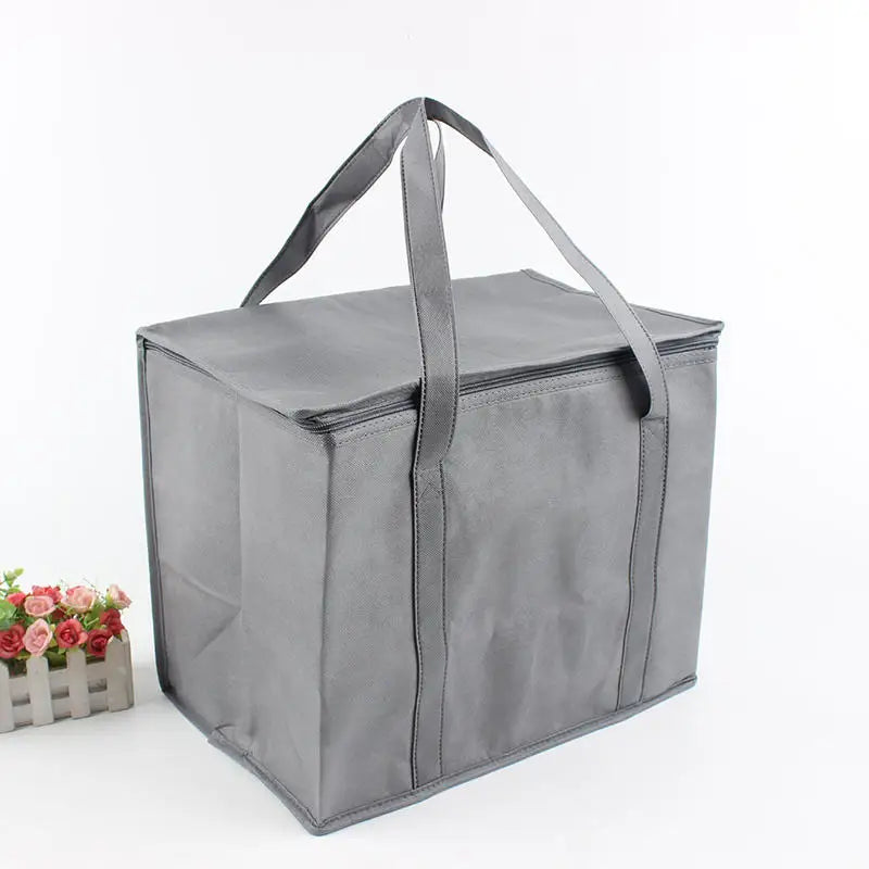 Large Capacity Insulated Grocery Bag – Foldable & Reusable Thermal Cooler Tote