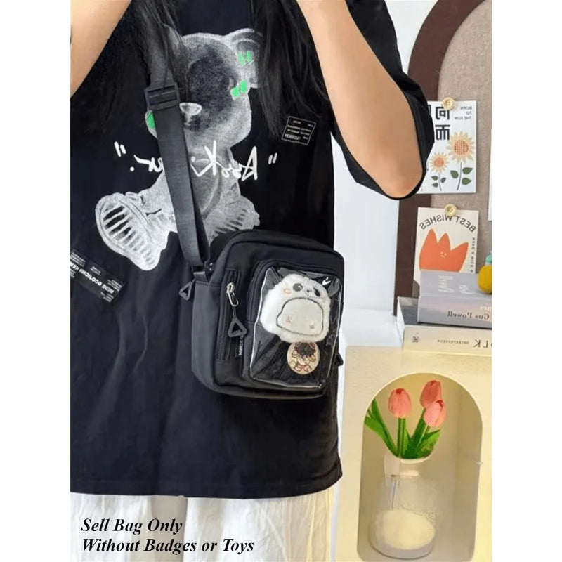 Y2K Transparent Mini Crossbody Bag