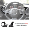 Carbon fiber interior trim kit for Chevrolet Camaro 2016+ featuring steering wheel accents and gauges