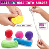 36-Color Air-Dry Modeling Clay Set with Carving Tools