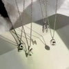 Initial Letter Pendant Necklace