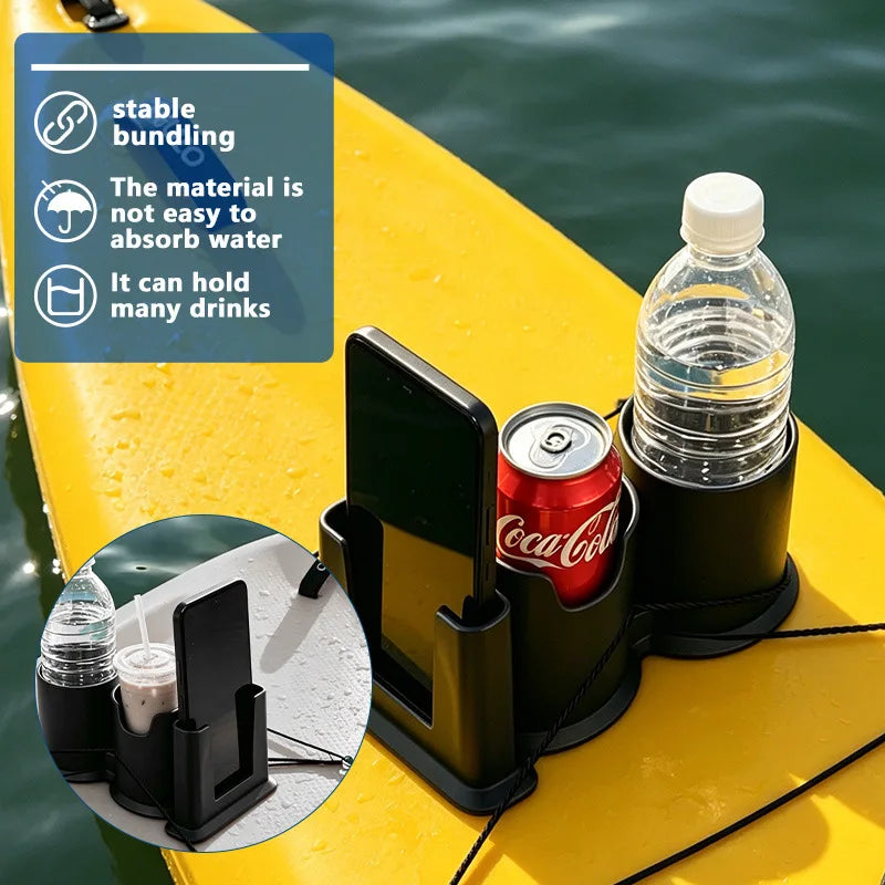 Kayak Drink & Phone Holder with Secure Mount