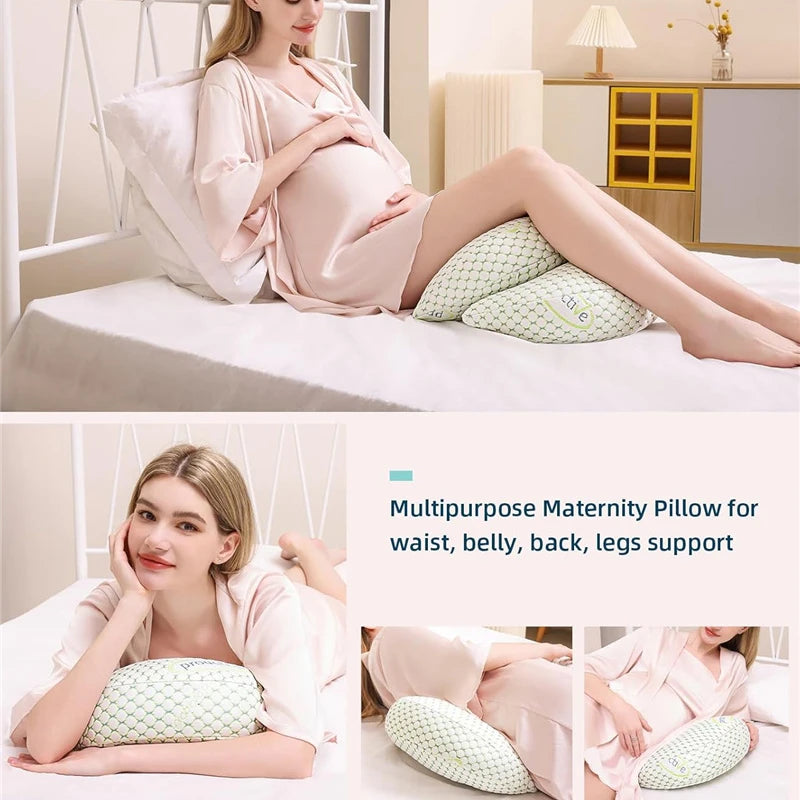 U-Shaped Maternity Body Pillow for Side Sleeping