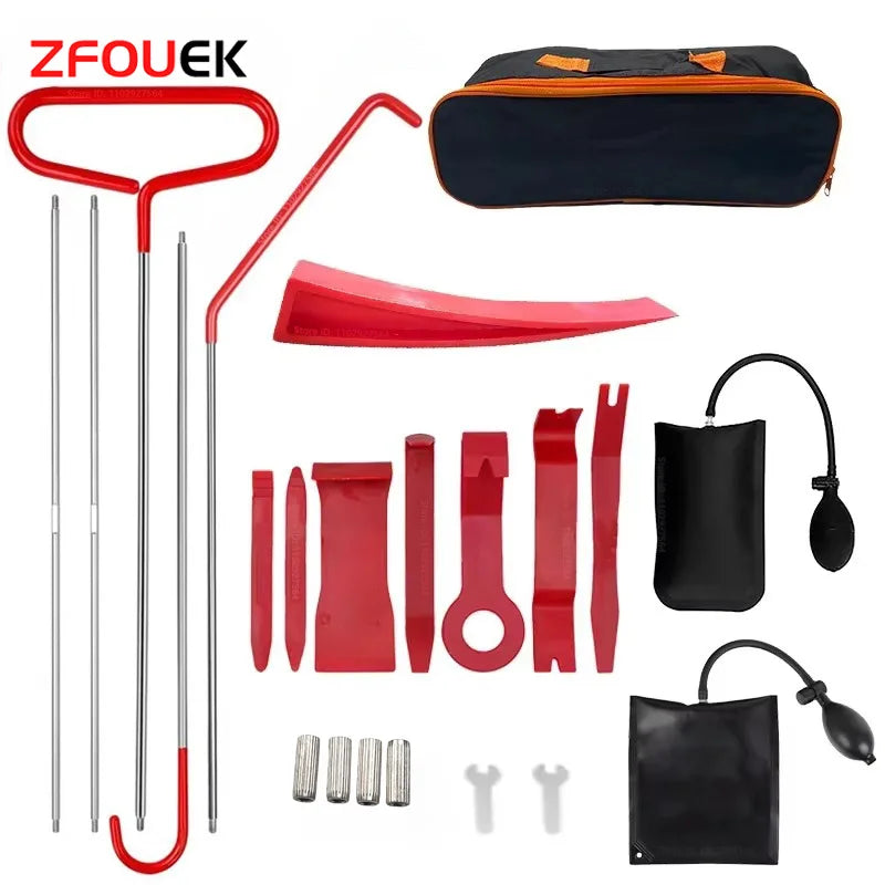 Multi-Purpose Car Trim Removal Tool Kit with Air Wedge Pump