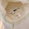 Quilted Floral Cotton Tote Bag with Padded Handle
